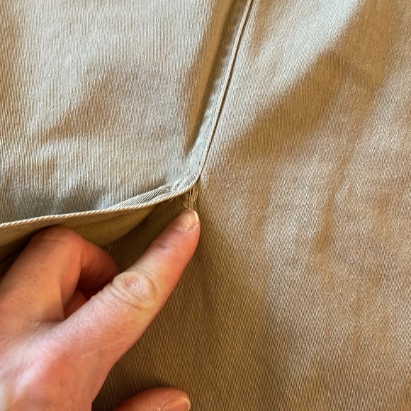 Lands end kids adjustable waist khaki skirt size 10 - Picture 4 of 5